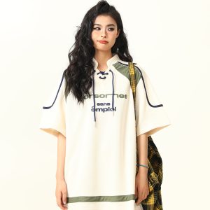 Heavyweight Short-Sleeve T-Shirt for Men & Women, Loose Fit Streetwear Couple Top, Niche Design, Casual Urban Style