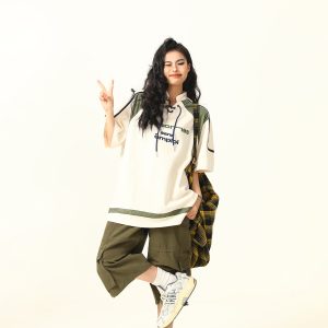 Heavyweight Short-Sleeve T-Shirt for Men & Women, Loose Fit Streetwear Couple Top, Niche Design, Casual Urban Style