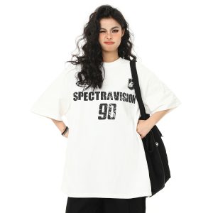 Heavyweight Washed Short-Sleeve T-Shirt for Men & Women - Trendy American Retro Summer Tee for Couples