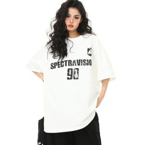 Heavyweight Washed Short-Sleeve T-Shirt for Men & Women - Trendy American Retro Summer Tee for Couples