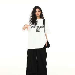 Heavyweight Washed Short-Sleeve T-Shirt for Men & Women - Trendy American Retro Summer Tee for Couples