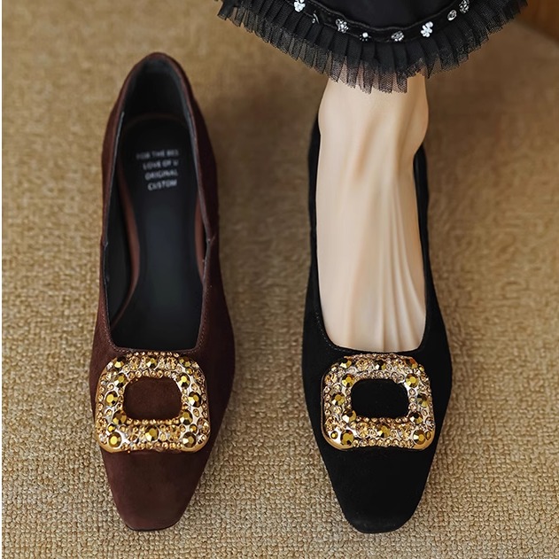 Height-Increasing Suede Loafers with Rhinestones - Italian Corso Venezia Style, 3cm Elevation, Elegant Banquet Flat Shoes Height-Increasing Suede Loafers with Rhinestones - Italian Corso Venezia Style, 3cm Elevation, Elegant Banquet Flat Shoes