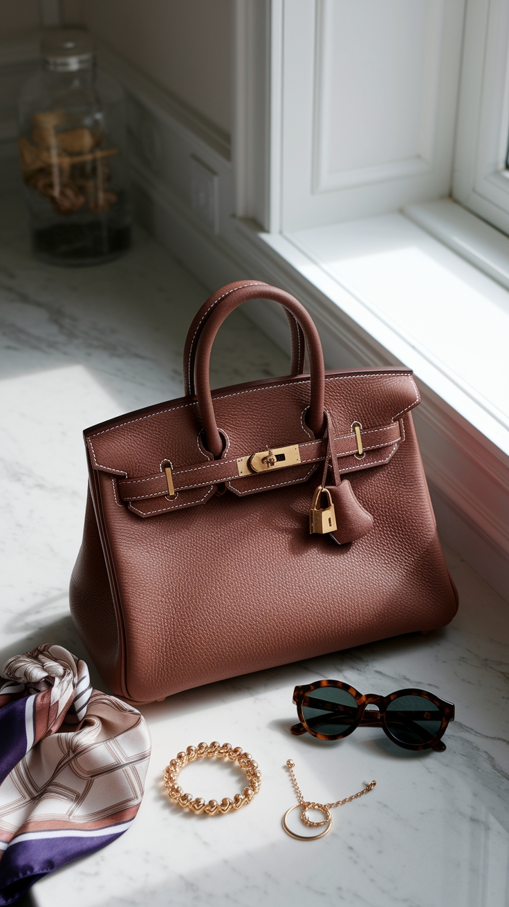 Must-Have Hermes Bag Accessories for Fashionistas outfit idea