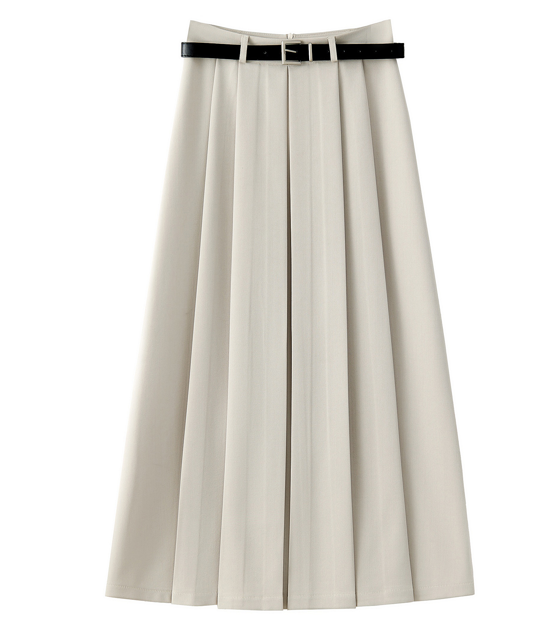 High-End Black High-Waisted Midi Skirt for Women - Slimming A-Line Pleated Design, Spring Summer 2025 Fashion Essential High-End Black High-Waisted Midi Skirt for Women - Slimming A-Line Pleated Design, Spring Summer 2025 Fashion Essential