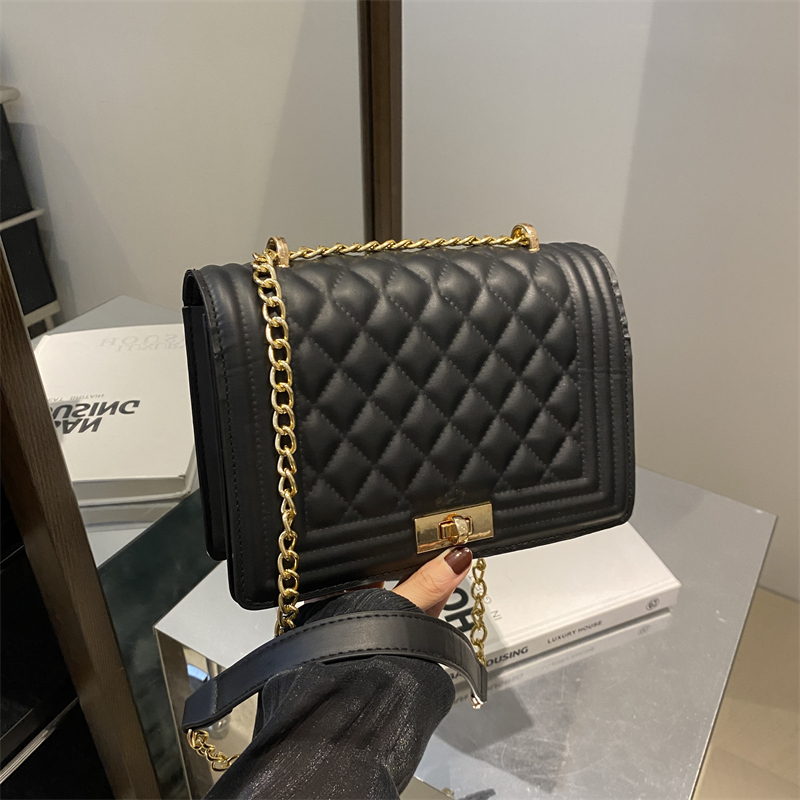 High-End Diamond-Pattern Crossbody Bag - 2025 Versatile Small Square Shoulder Bag for Casual Fashion