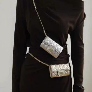 High-End Diamond-Patterned Crossbody Mini Bag - Versatile Small Square Chain Purse for Cards and Coins, Chic Luxury Style