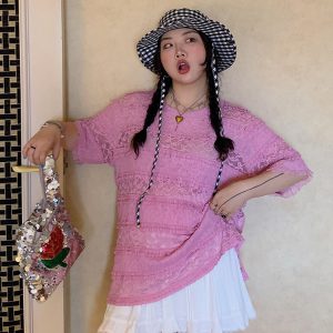 High-End Draped Half Skirt for Women, Plus Size Flattering Summer 2025, Curvy Fit, Belly-Covering Style