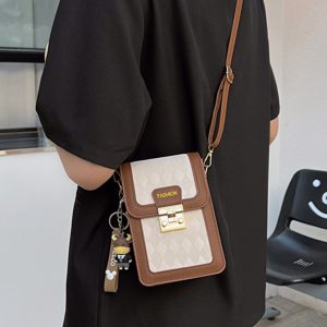 High-End Mini Crossbody Bag for Mobile Phones - Stylish Compact Summer 2025 Fashion for Women
