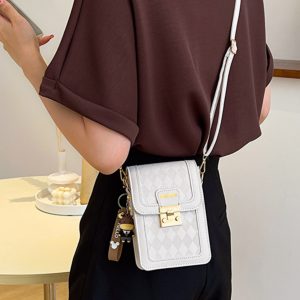 High-End Mini Crossbody Bag for Mobile Phones - Stylish Compact Summer 2025 Fashion for Women