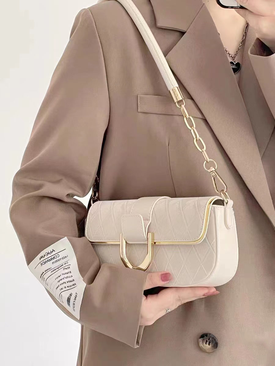 High-End Minimalist Small Square Bag - Versatile Diamond Quilted Chain Crossbody Underarm Shoulder Bag 2023 Trend High-End Minimalist Small Square Bag - Versatile Diamond Quilted Chain Crossbody Underarm Shoulder Bag 2023 Trend