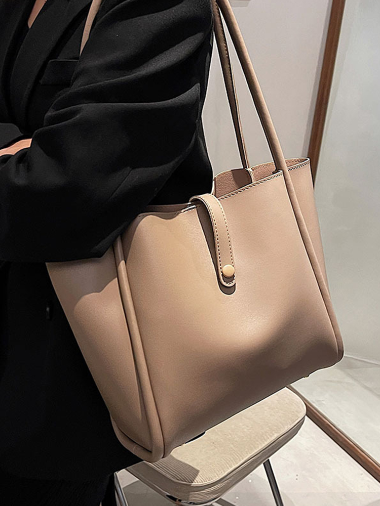 High-End Minimalist Tote Bag for Women - Large Capacity Commuter Handbag with Niche Design High-End Minimalist Tote Bag for Women - Large Capacity Commuter Handbag with Niche Design