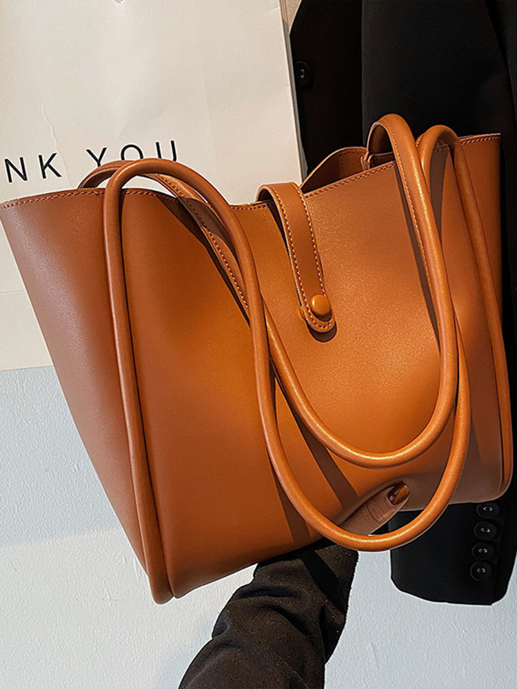 High-End Minimalist Tote Bag for Women - Large Capacity Commuter Handbag with Niche Design High-End Minimalist Tote Bag for Women - Large Capacity Commuter Handbag with Niche Design