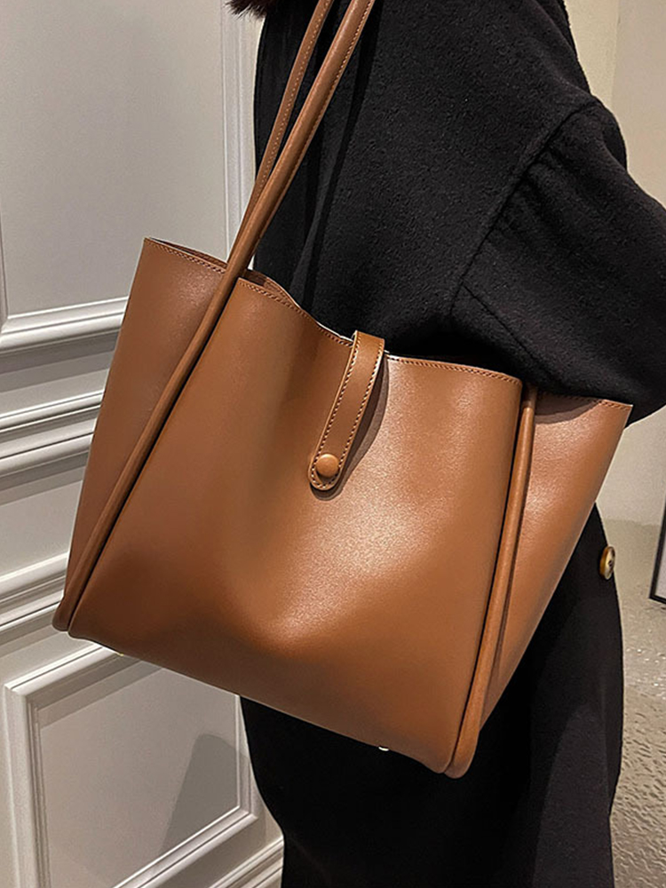 High-End Minimalist Tote Bag for Women - Large Capacity Commuter Handbag with Niche Design High-End Minimalist Tote Bag for Women - Large Capacity Commuter Handbag with Niche Design