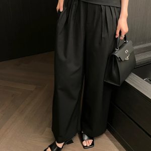 High-End Sheepskin Square-Toe Irregular Heeled Open-Toe Mule Sandals for Women - Stylish Cool Slippers