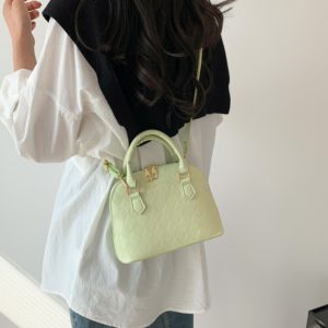 High-End Women's Textured Crossbody Bag - Versatile Retro Commuting Handbag in Niche Shell Design, Trendy 2025 Style