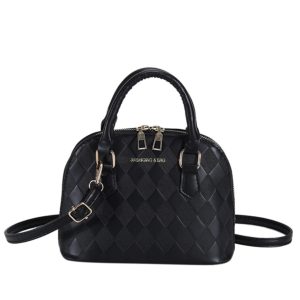 High-End Women's Textured Crossbody Bag - Versatile Retro Commuting Handbag in Niche Shell Design, Trendy 2025 Style