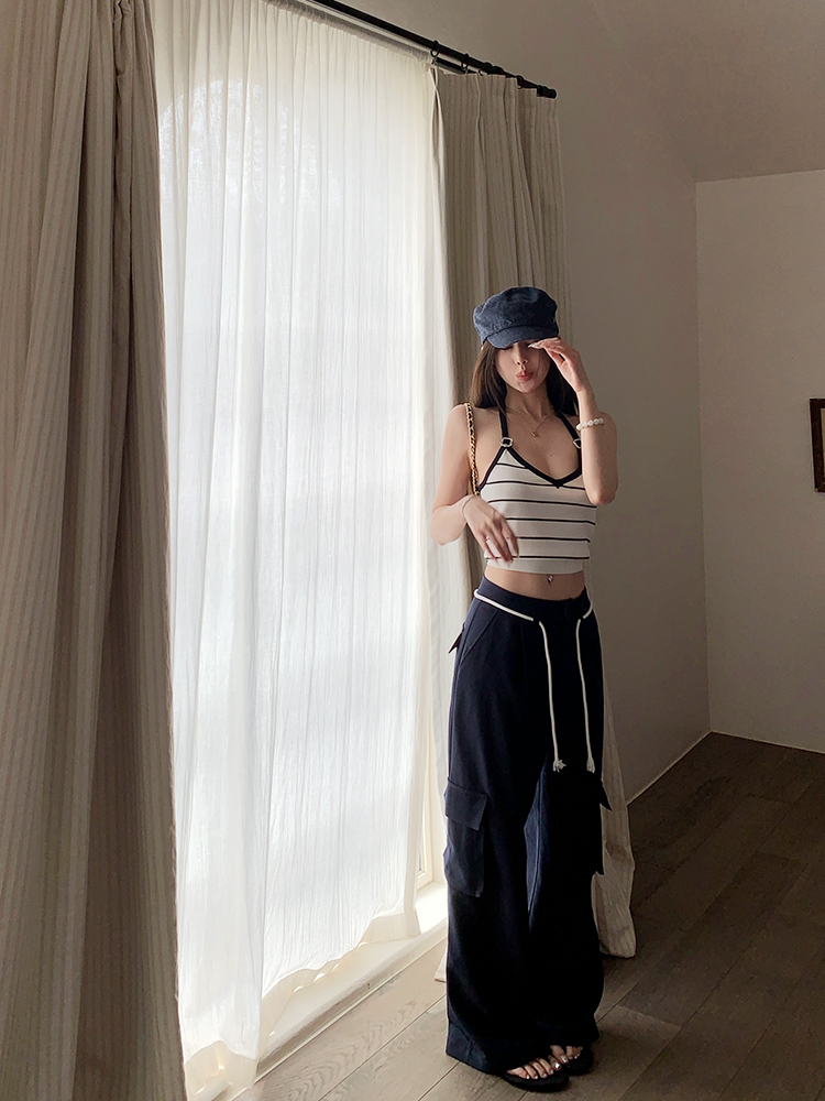 High Street Slay Casual Pants for Women - Summer American Vintage Loose Straight Cargo Pants - Y2K Style High Street Slay Casual Pants for Women - Summer American Vintage Loose Straight Cargo Pants - Y2K Style