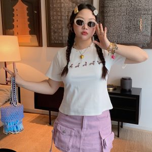 High Waist Plus Size Hot Girl Summer Skirt Pants - Trendy Half Skirt for Women - Fashionable Short Skirt 2025
