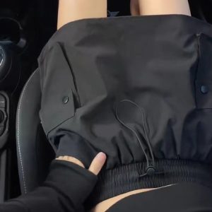 High-Waisted A-Line Plus Size Short Summer Skirt for Women - Slimming, Hip-Covering, Lightweight, Anti-Exposure Fashion