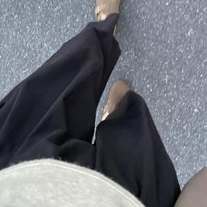 High-Waisted Black Plus Size Balloon Pants for Women - Casual Wide-Leg Nine-Point Trousers for Summer Style