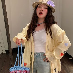 High-Waisted Distressed Denim Shorts for Women - Plus Size Trendy Summer 2025 Fashion