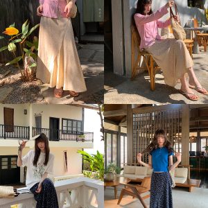 High-Waisted Irregularly Segmented Fishtail Skirt for Women - Summer Slim A-Line Bodycon Style