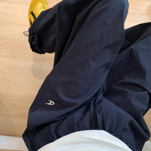 High-Waisted Loose-Fit Vintage Work Pants for Women, Parachute Wide-Leg Casual Joggers, Floor-Length Sports Trousers