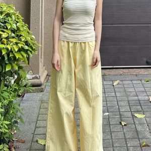 High-Waisted Loose Wide-Leg Casual Pants for Women - American Style Spring/Summer 2025 Slimming Cool Straight Trousers