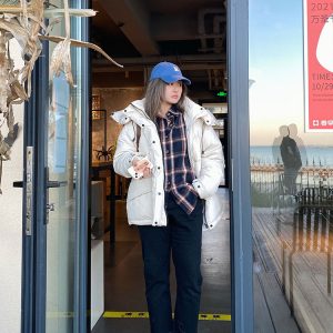 High-Waisted Plus-Size Ripped Straight-Leg Black Jeans, Stretchy Slimming Nine-Point Tapered Pants for Versatile Y2K Style