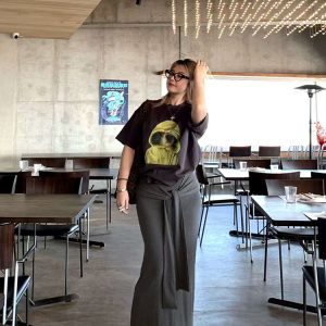 High-Waisted Slim Bodycon Skirt for Women - Spring Fashion Pure Cotton Versatile Long Half Skirt in Chic Style