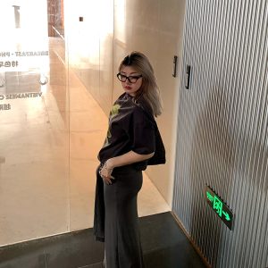 High-Waisted Slim Bodycon Skirt for Women - Spring Fashion Pure Cotton Versatile Long Half Skirt in Chic Style