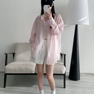 Island Memory Summer Sun Protection Shirt Jacket - Lightweight Tencel Beach Outerwear for Warm Weather Adventures