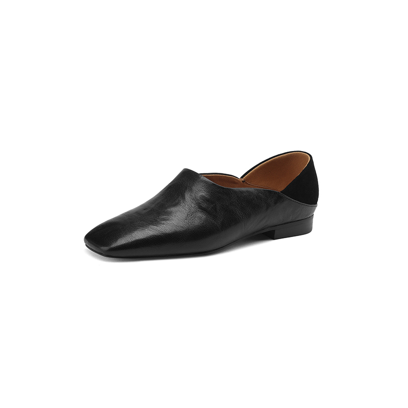 Italian-Style Genuine Leather Retro Soft-Soled Shoes - Comfortable 2 cm Heel, Fashionable and Versatile Footwear for All Occasions