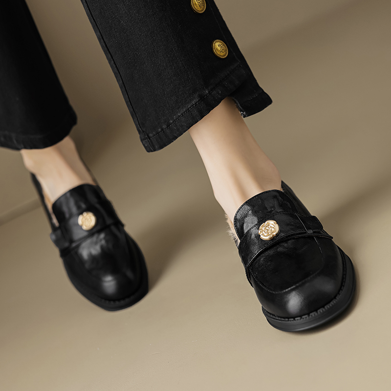 Italian-Style High Heel Shoes for Socialites - 3.5 cm French Design with Thin Low Heels, Perfect for Chic 90s or Y2K Fashion