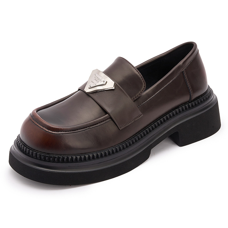 Italian-Style Soft-Soled 4.5 cm Thick-Soled Genuine Leather Loafers for Women - Non-Fatiguing Comfort 2024 Italian-Style Soft-Soled 4.5 cm Thick-Soled Genuine Leather Loafers for Women - Non-Fatiguing Comfort 2024