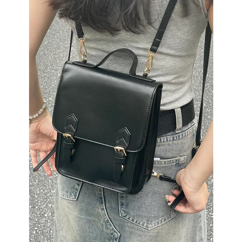 Japanese JK Uniform Bag - Retro British Style Small Handbag & Backpack for Y2K Aesthetic, Niche Design Shoulder Bag