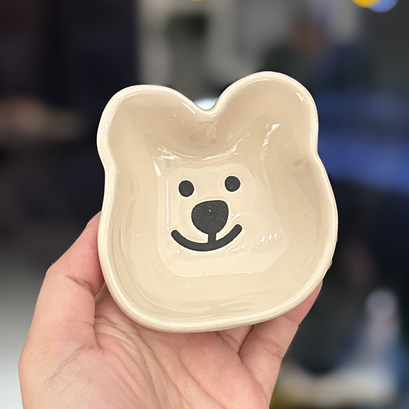 Japanese Mini Ceramic Snack Plates Set - Cute Soy Sauce & Vinegar Dipping Dishes for Sushi and Hot Pot - Perfect Home Use Decor