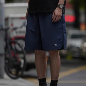 Japanese Retro Lightweight Quick-Dry Sports Shorts for Men and Women, Breathable Loose Casual Beach Five-Point Pants