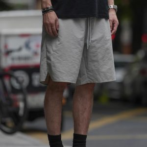 Japanese Retro Lightweight Quick-Dry Sports Shorts for Men and Women, Breathable Loose Casual Beach Five-Point Pants
