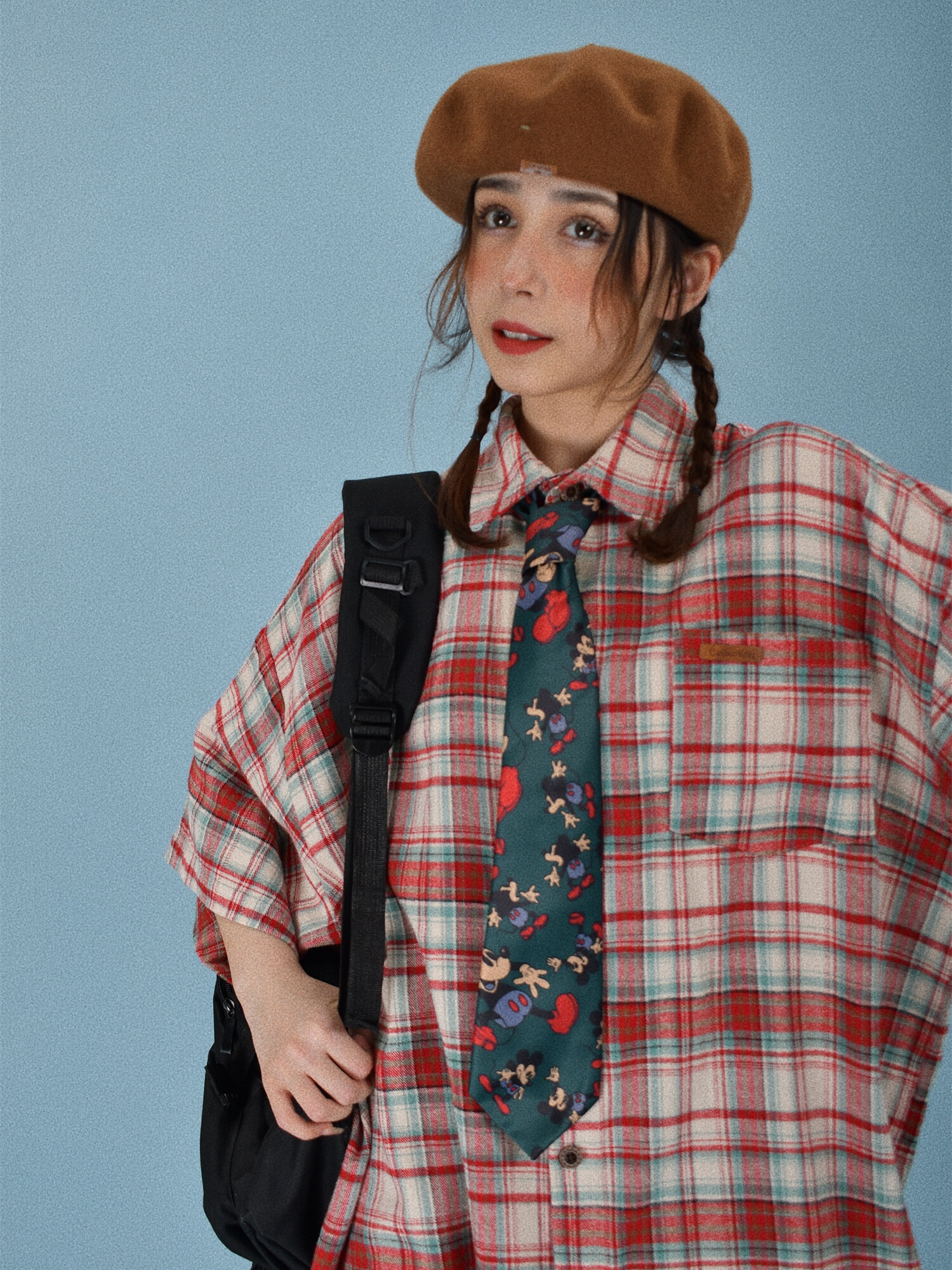 Japanese Retro Plaid Short Sleeve Shirt for Men and Women, Summer Loose Checkered Half Sleeve Top, Versatile 90s Style Fashion Japanese Retro Plaid Short Sleeve Shirt for Men and Women, Summer Loose Checkered Half Sleeve Top, Versatile 90s Style Fashion