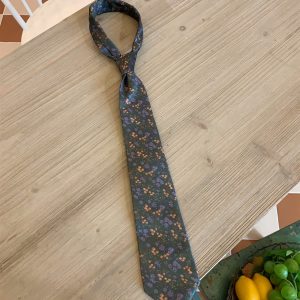 Japanese Retro Wide Bow Tie with Trendy Cartoon Print - Handmade Vintage Casual Korean Style Accessory