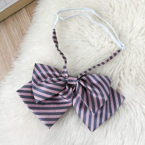 Japanese School Uniform Bow Tie Decoration for Women - Pudding Bear Original JK Style Non-Iron Shirt Accessory