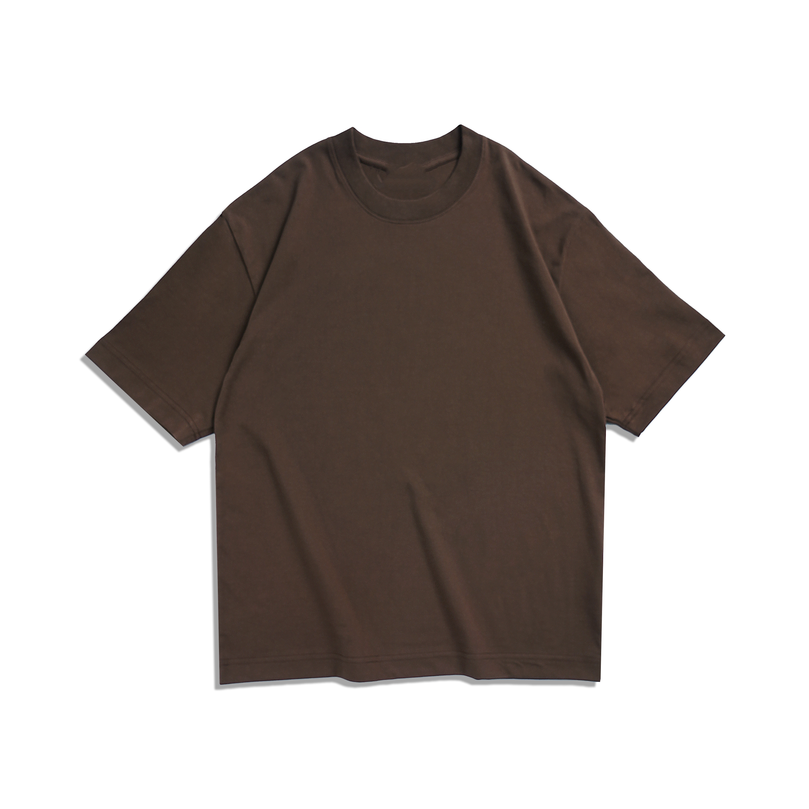 Japanese-Style Heavyweight 260g Loose Short-Sleeve T-Shirt for Men and Women - Summer City Boy Casual College Tee