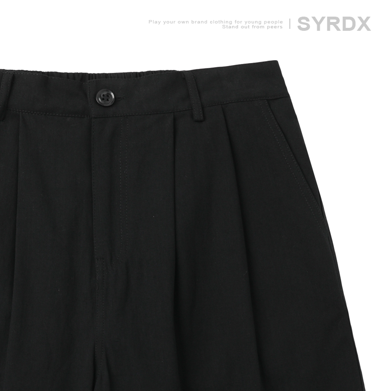 Japanese-Style Loose Fit Men's Work Shorts - Versatile Summer Casual Five-Point Pants