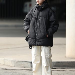 Japanese-Style Loose Retro Casual Pants for Men with Large Pockets, Warm Stacked Long Pants for Couples, Y2K Fashion