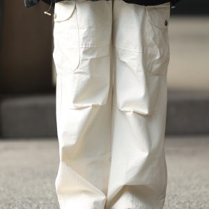 Japanese-Style Loose Retro Casual Pants for Men with Large Pockets, Warm Stacked Long Pants for Couples, Y2K Fashion