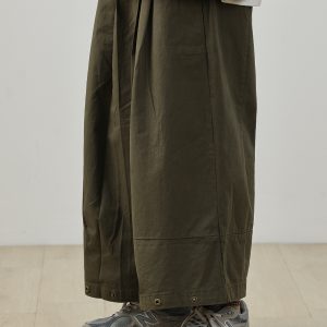 Japanese-Style Loose Straight Retro Work Pants for Men - City Boy Cropped Wide-Leg Trendy Trousers