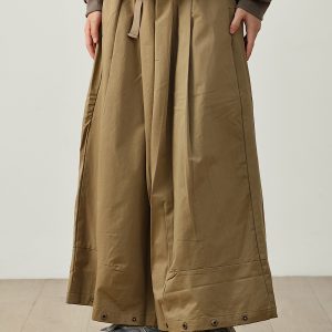 Japanese-Style Loose Straight Retro Work Pants for Men - City Boy Cropped Wide-Leg Trendy Trousers