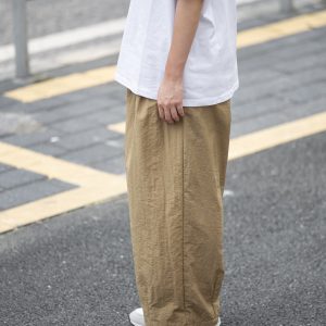 Japanese-Style Loose Wide-Leg Trousers for Men and Women - Summer Casual Straight Pants