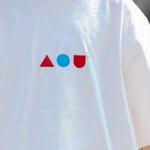 Japanese-Style Minimalist Couple Matching Printed Short-Sleeve T-Shirt for Men - Loose-Fitting Pure Cotton Casual Top